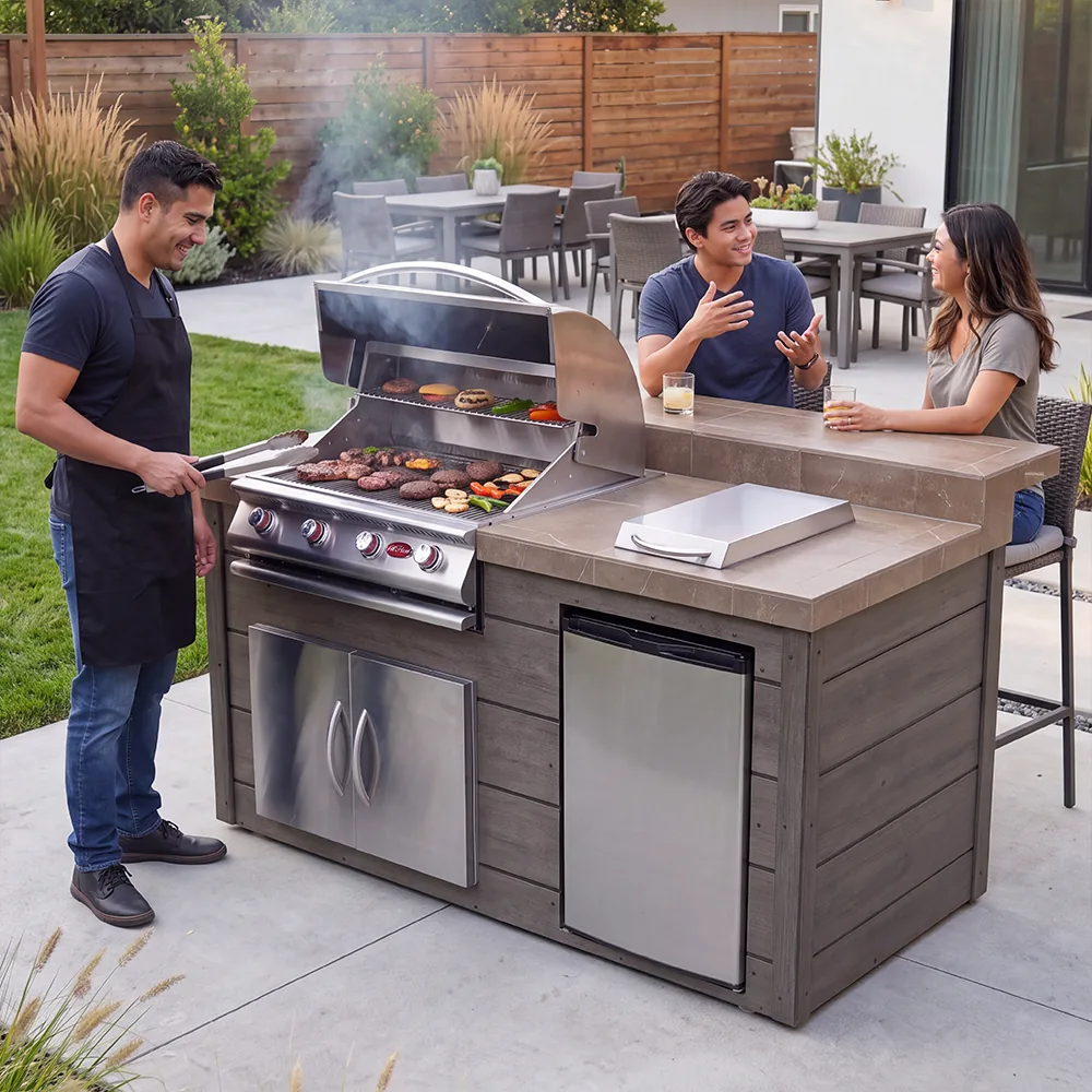 BBQ ISLANDS & FIRE FEATURES