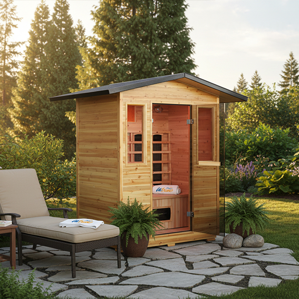 Solara-Outdoor 3 Person Infrared Sauna