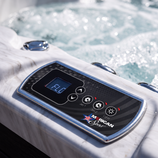 7-Person 40-Jet Premium Acrylic Bench Spa Standard Hot Tub with Ozonator and 5.5kW Heater